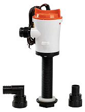 Насос для подачи забортной воды в лайвел SeaFlo SFBP1G35004, 350 GPH (1324,8 л/ч), 12 В, вертикальный