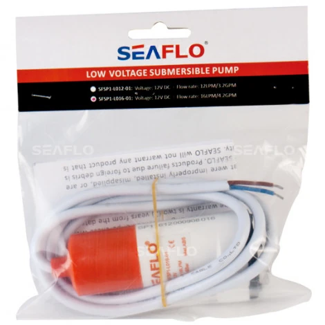 Помпа осушительная SeaFlo 190 GPH (720 л/ч), 12 В, арт. SFSP1-L012-01