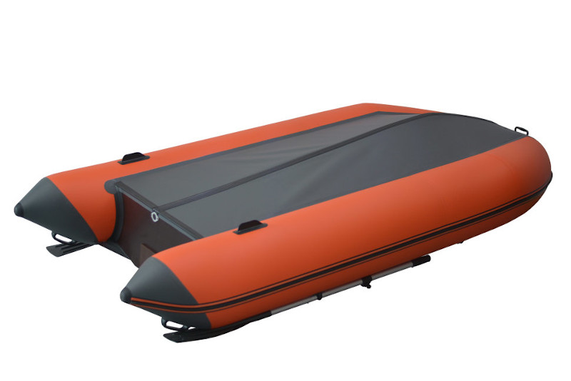 Надувная лодка ПВХ Флинк FT360К (серая)
