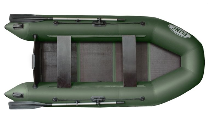 Надувная лодка ПВХ Флинк FT290L (зеленая)
