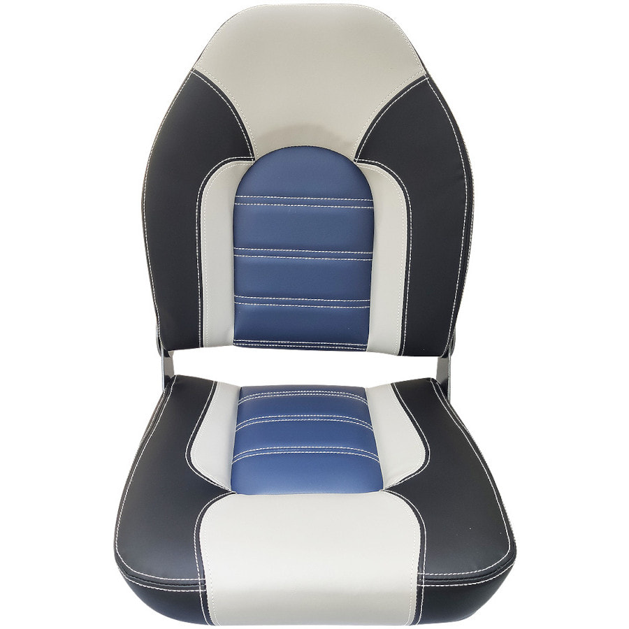 Кресло складное Premium (Carbone, серый-темно-серый-синий).